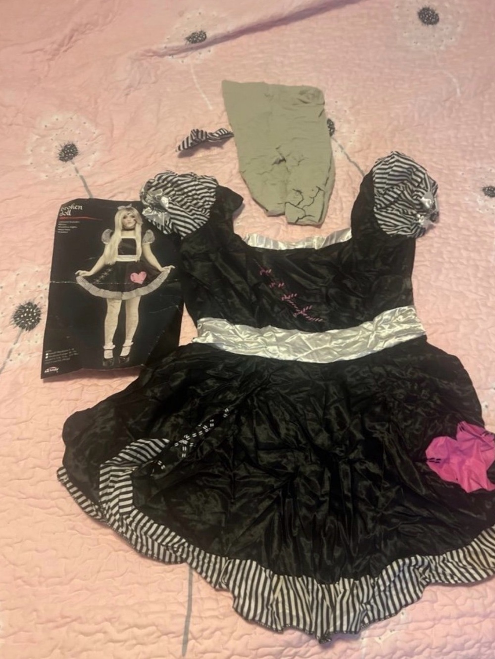 Broken doll Halloween costume